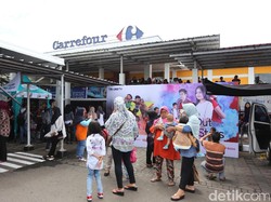 Ribuan Pengunjung Mulai Padati Hangout with All Stars di Carrefour Ciputat