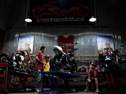 Motor Modifikasi Iconic Bike Suryanation Siap Bersolek