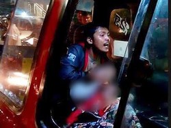 Menegangkan! Detik-detik Aiptu Sunaryanto Tembak Penodong di Angkot
