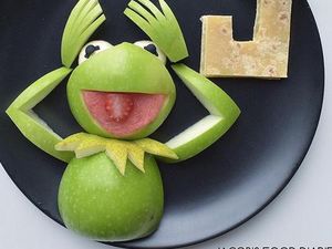 Tokoh-tokoh Kartun Ini Dibuat dari Superfood Khusus untuk Anak-anak