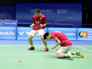 Kevin/Marcus Masih 100% di Final Super Series