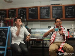 Coffee Talk Bersama Kaum Milenial, Sandiaga Sosialisasikan OK OCE