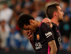 Luis Enrique Pertanyakan Kartu Kuning Neymar karena Mengikat Tali Sepatu