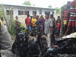 Aksi Penyerangan di Kupang, 4 Sepeda Motor Milik Warga Dibakar