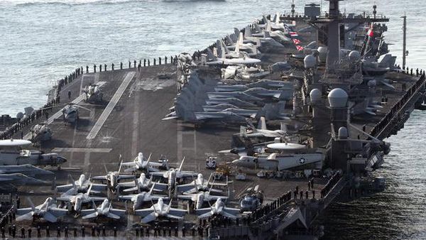 USS Carl Vinson, Kapal Induk AS Penangkal Korea Utara