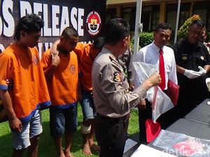 Tiga Begal yang Meresahkan Warga Probolinggo Ditangkap