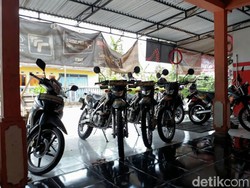 Motor Polres Cilacap Diservis oleh Bengkel Ini