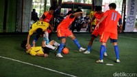 BRI dan BNI bertanding di final Futsal Fortami Cup III 2017.