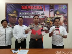 Polisi Tangkap Kurir Narkoba Lintas Provinsi di Palembang