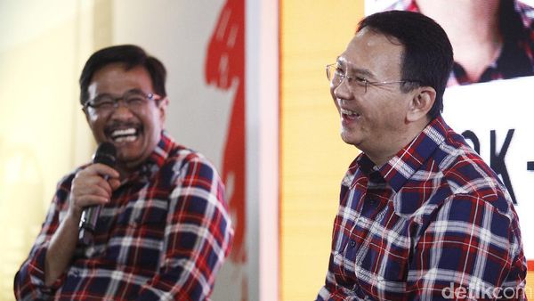 Ahok-Djarot Semringah Banget di Blak-blakan detikcom