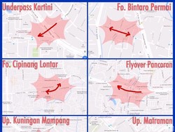 Ada 6 Titik Proyek Fly Over dan Underpass di Jakarta, Waspada Macet