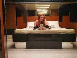 Lindsay Lohan Lagi Liburan di Bali