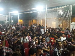 NasDem Gelar Nobar, Pendukung Ahok Bersorak Saat Oke Oce Disebut