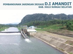 Begini Perkembangan Bendungan Tapin di Kalimantan