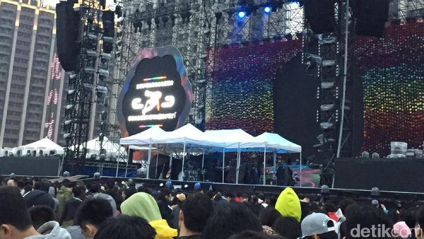 Begini Suasana Coldplay di Taiwan