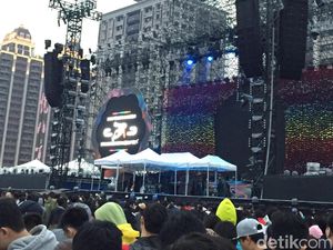 Begini Suasana Coldplay di Taiwan