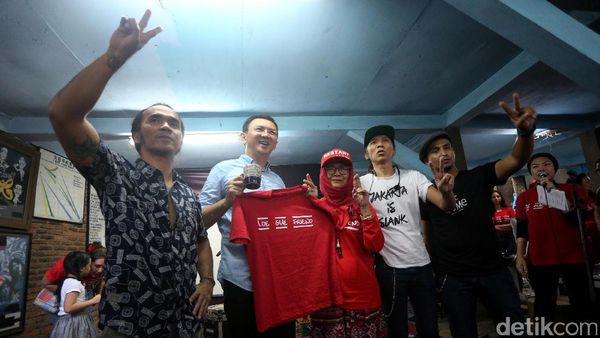 Ahok Kunjungi Markas Slank