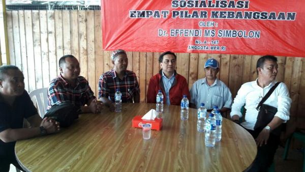 Effendi Simbolon Sosialisasi Empat Pilar Kebangsaan di Muara Angke
