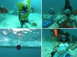 Unik Banget! Festival Musik di Bawah Air