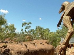 Mengenal Museum Dinosaurus di Alam Terbuka Pedalaman Australia
