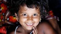 Keceriaan Anak-anak Kaum Rohingya di Bangladesh