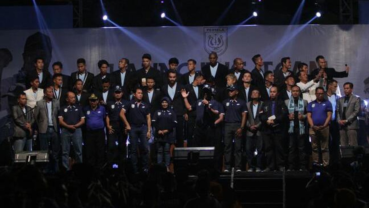 Launching tim Persela untuk Liga 1 2017 pada bulan April lalu (Foto: detikSport/Eko Sudjarwo)