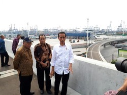 Cerita Jokowi Susah Payah 2,5 Tahun Bebaskan Lahan untuk Tol Priok