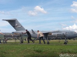 Pesawat AS Kembali ke Aceh Ambil Mesin yang Rusak