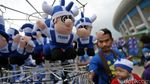 Pedagang Atribut Persib Raup Untung di GBLA