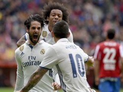 Isco Gemilang, Madrid Kalahkan Sporting Gijon