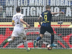 Inter Ungguli Milan 2-0 Saat Half Time