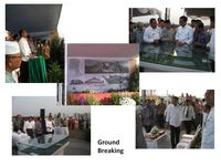 Jokowi saat ground breaking masjid raya KH Hasyim Asy'ari pada 2014 lalu.