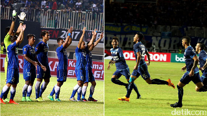 Olahan Persib dan Arema di Piala Presiden 2017 (Foto: Rengga Sancaya)
