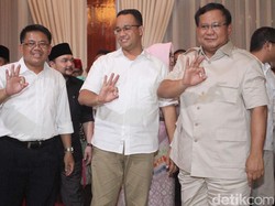 Prabowo dan Ketum Parpol Pengusung Anies-Sandi Makan Malam Bersama