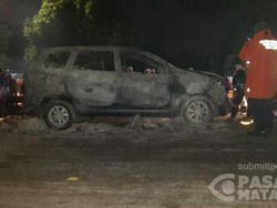 Api yang Membakar Mobil di Dekat BNN Berhasil Dipadamkan