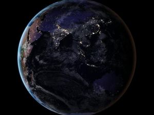 Gemerlap Bumi di Waktu Malam