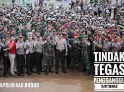 Cegah Massa ke Jakarta, Polres Bogor Jaga Tol dan Perbatasan