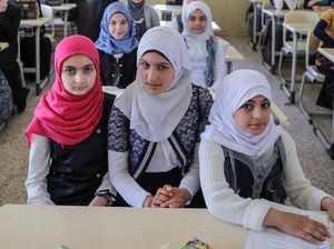 Foto: Cantiknya Murid Berhijab di Mosul Irak yang Pernah Dikuasai ISIS