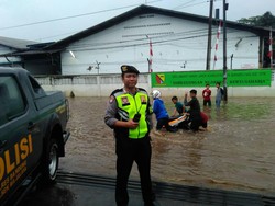 Sejumlah Ruas Jalan di Majalaya Dilanda Banjir
