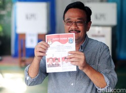 Sebut Jakarta Aman, Djarot Imbau Warga DKI Gunakan Hak Pilihnya