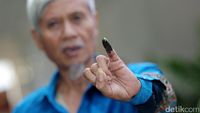 Antusiasme Warga Jakarta Mencoblos