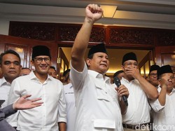 Anies-Sandi Menang, Teriakan Prabowo Presiden Menggema