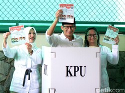 Usai Nyoblos, Sandiaga Harap Perolehan Suaranya Maksimal