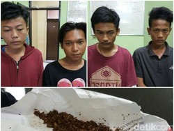 Polisi Tangkap 3 Remaja Pengguna Tembakau Gorilla di Serang