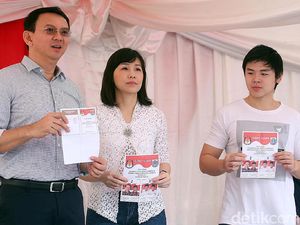 Foto: Gaya Veronica Tan Berkebaya di Pilkada DKI Putaran 2