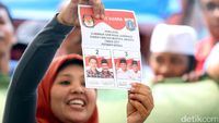 Ekspresi Warga Penjaringan Saat Penghitungan Suara