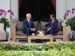 Jokowi ke Wapres AS: Sampaikan Salam Saya pada Trump