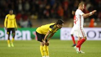 Bagi Monaco, ini merupakan laju terjauhnya di Liga Champions sejak menjadi finalis pada musim 2003-04. Sementara Die Borussen mentok di perempatfinal dalam tiga partisipasi terakhirnya. Reuters/Jean-Paul Pelissier.