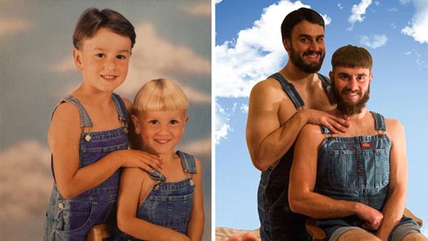 Kocak! Deretan Potret Mengulang Masa Kecil