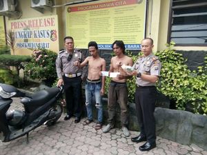 Kerap Palak Sopir Bus Pariwisata, 2 Preman di Medan Ditangkap